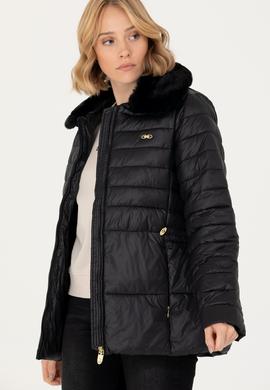 Kadın Siyah Mont - 50271039086