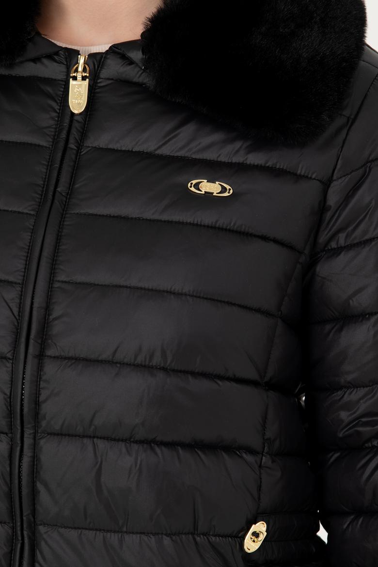 Kadın Siyah Mont - 50271039086