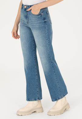 Kadın Mavi Jean Pantolon - 50271464006