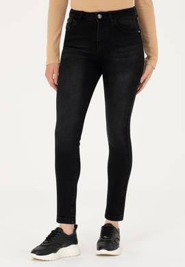 Kadın Siyah Jean Pantolon - 50271483002