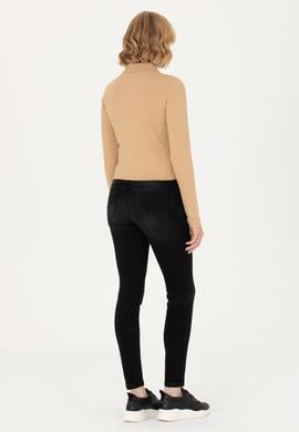 Kadın Siyah Jean Pantolon - 50271483002