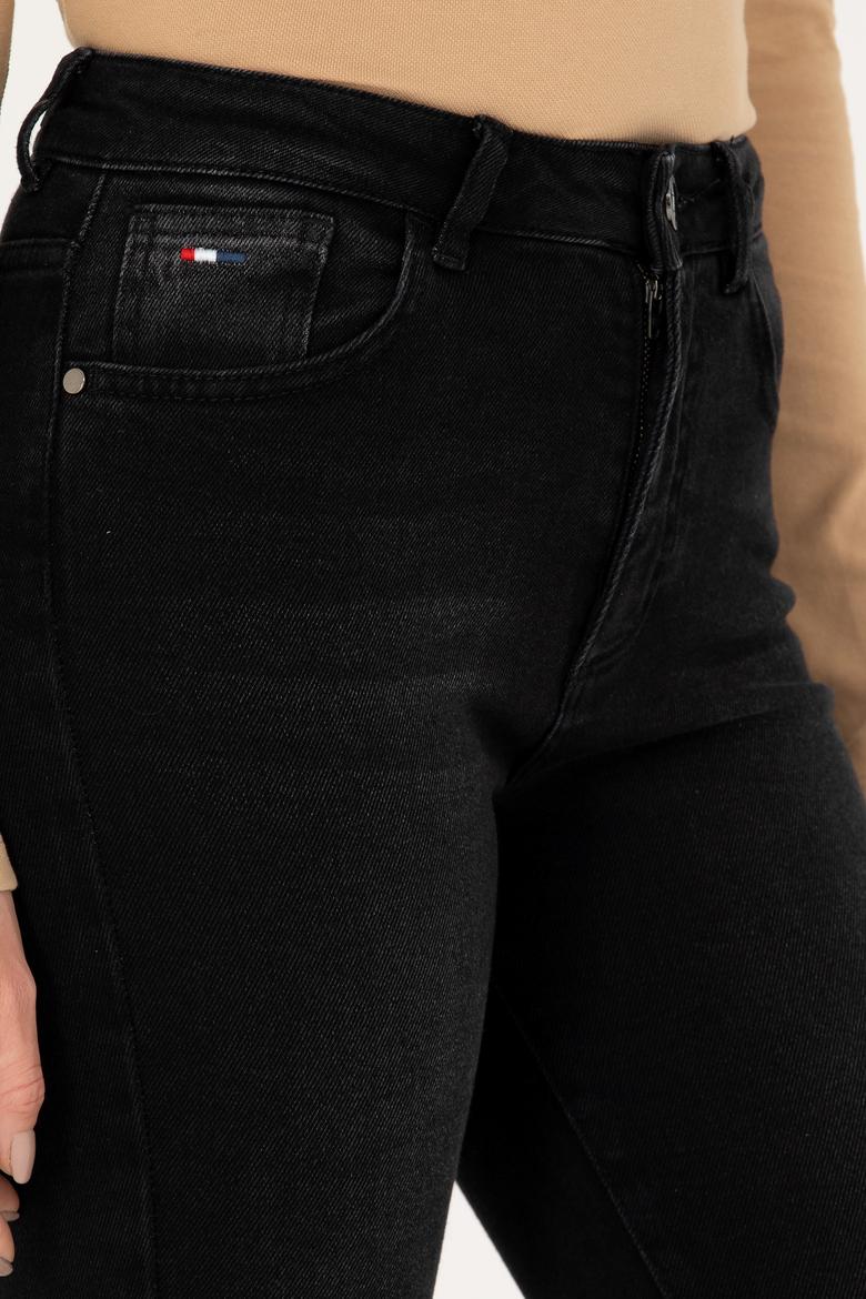 Kadın Siyah Jean Pantolon - 50271483002