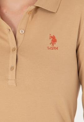 Kadın Kum Basic Polo Yaka Sweatshirt - 50271573105