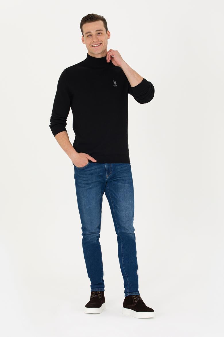 Erkek Siyah Basic Kazak - 50269007024