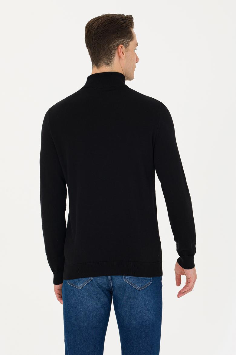 Erkek Siyah Basic Kazak - 50269007024