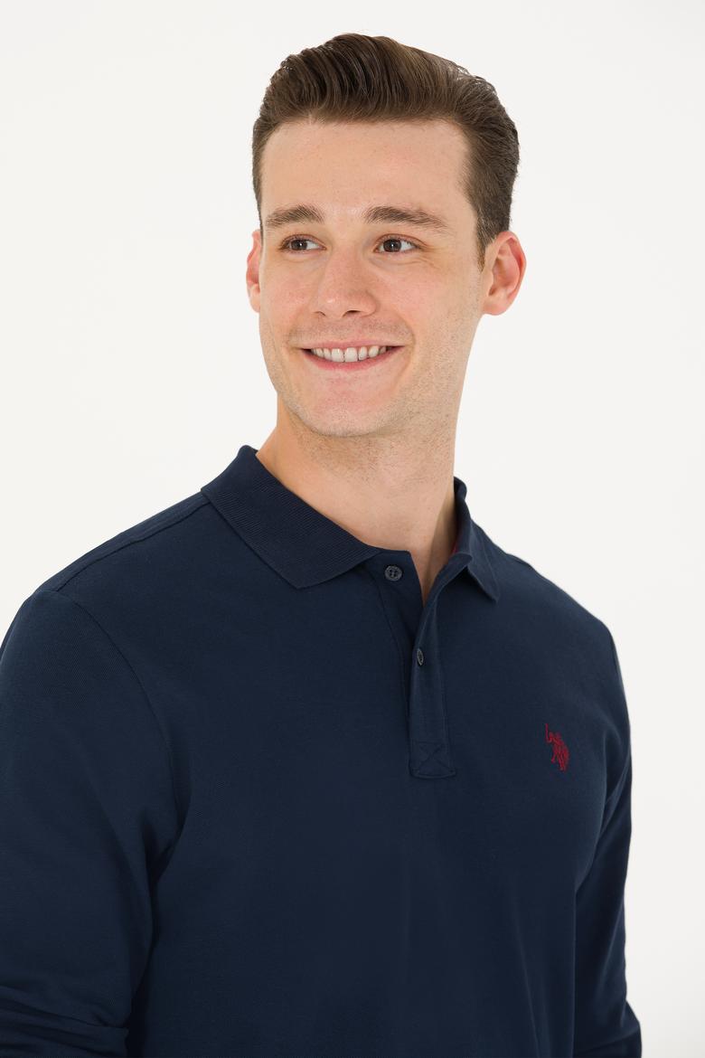 Erkek Lacivert Basic Sweatshirt - 50269405041