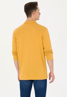 Erkek Hardal Basic Sweatshirt - 50269405234