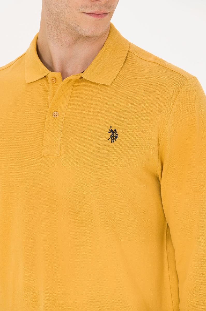 Erkek Hardal Basic Sweatshirt