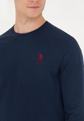 Erkek Lacivert Basic Sweatshirt - 50269412001