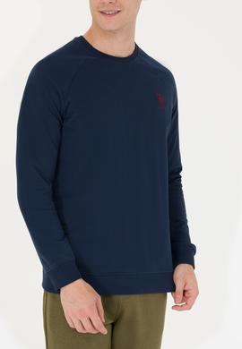 Erkek Lacivert Basic Sweatshirt - 50269412001