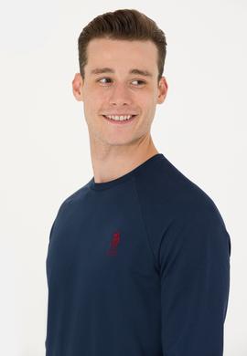 Erkek Lacivert Basic Sweatshirt - 50269412001