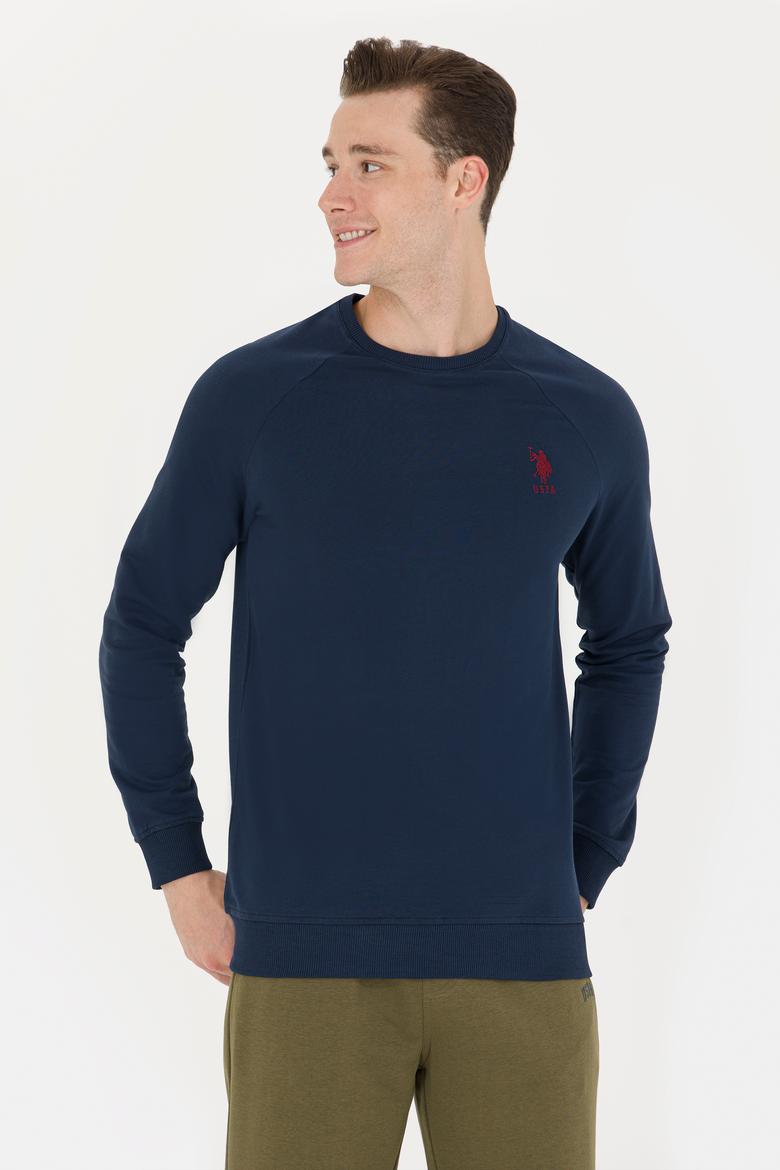 Erkek Lacivert Basic Sweatshirt - 50269412001