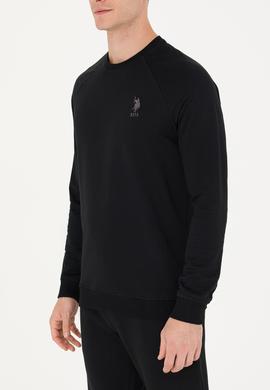 Erkek Siyah Basic Sweatshirt - 50269412021