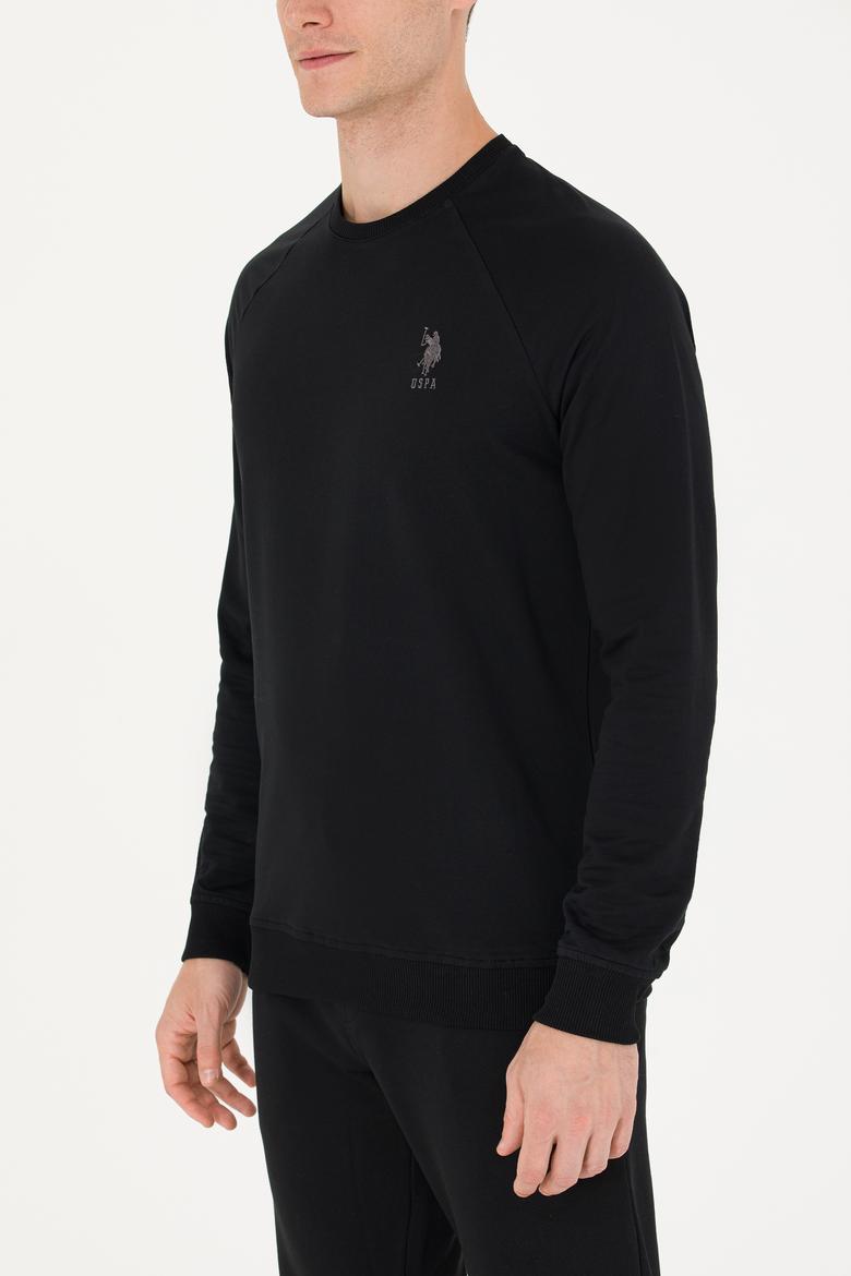 Erkek Siyah Basic Sweatshirt - 50269412021