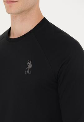 Erkek Siyah Basic Sweatshirt - 50269412021