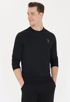 Erkek Siyah Basic Sweatshirt - 50269412023