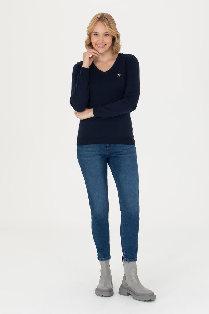 Kadın Mavi Jean Pantolon