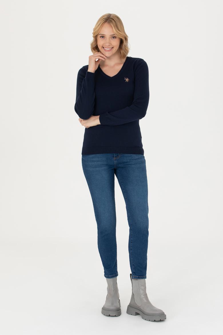 Kadın Mavi Jean Pantolon