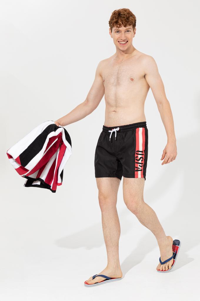 Erkek Siyah Deniz Şortu