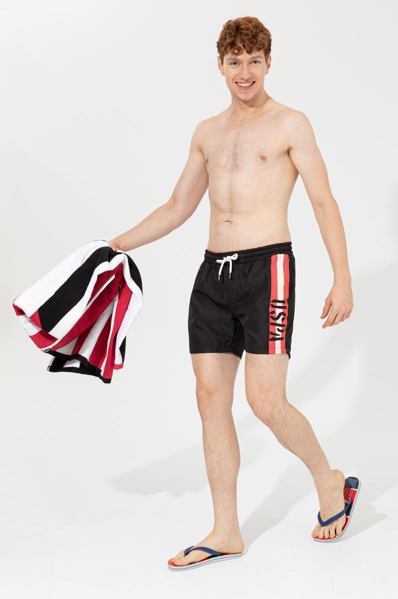 Erkek Siyah Deniz Şortu