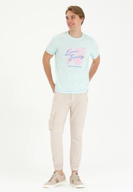 Erkek Taş Kanvas Pantolon - 50263815012