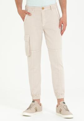 Erkek Taş Kanvas Pantolon - 50263815012