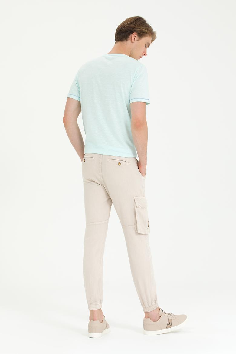 Erkek Taş Kanvas Pantolon - 50263815012