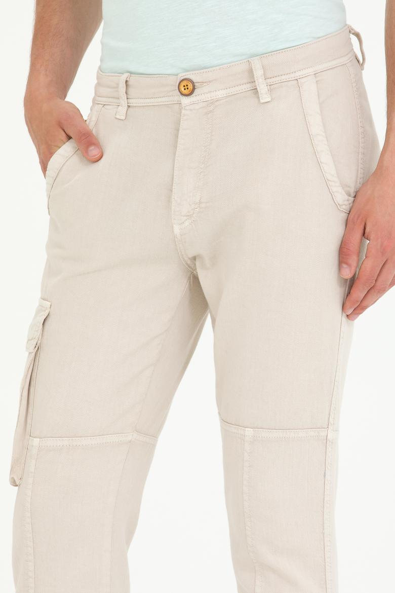 Erkek Taş Kanvas Pantolon - 50263815012
