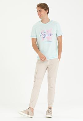 Erkek Taş Kanvas Pantolon - 50263815012