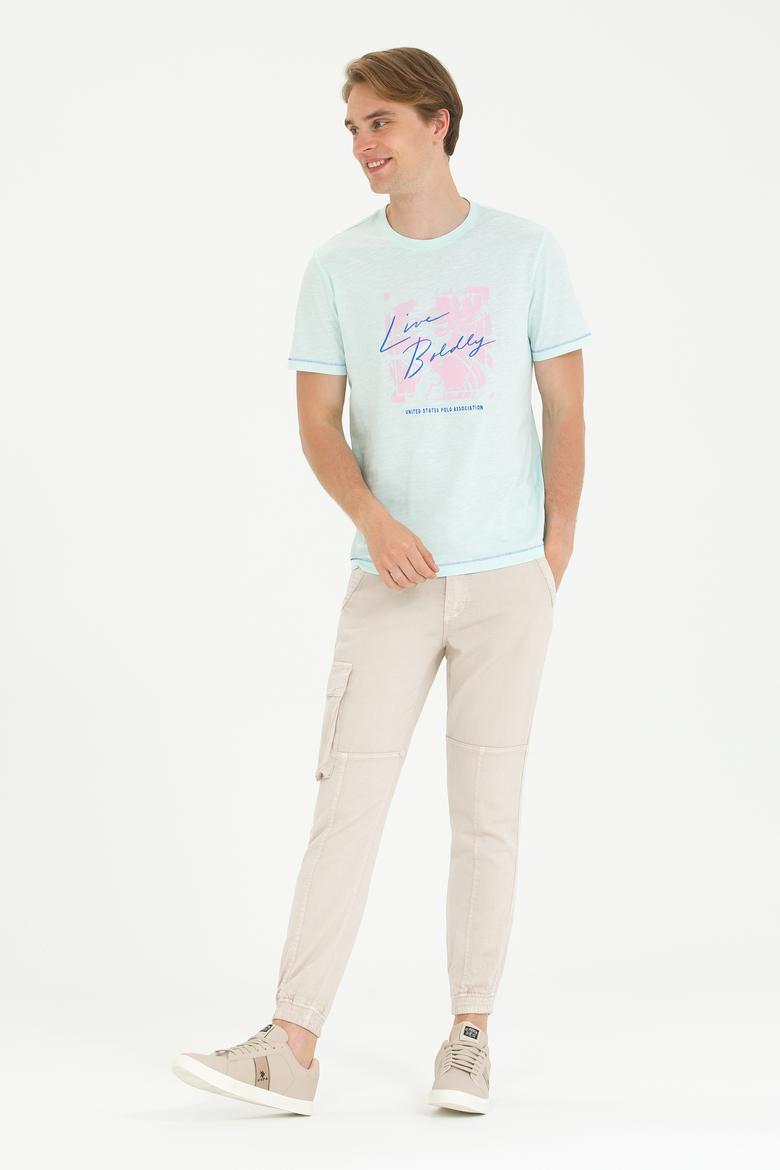 Erkek Taş Kanvas Pantolon