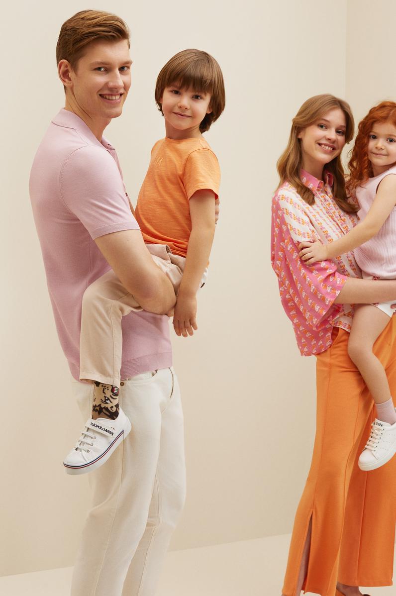 Erkek Ekru Kanvas Pantolon