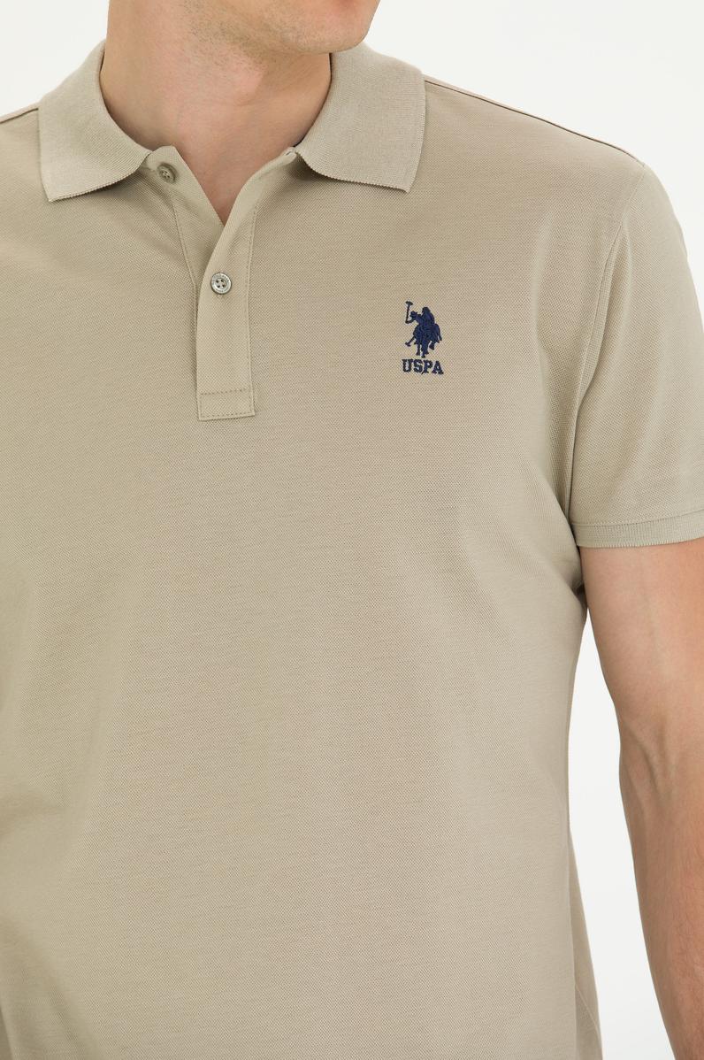 Erkek Haki Polo Yaka Tişört