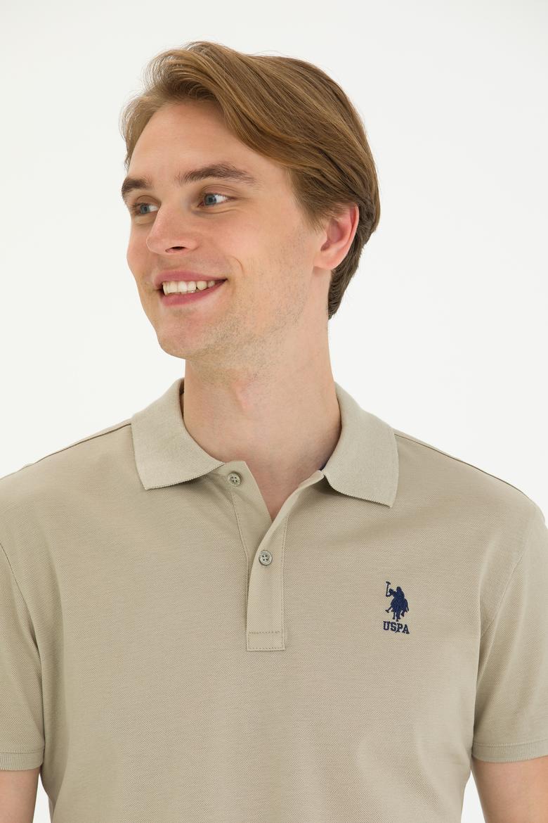 Erkek Haki Polo Yaka Tişört - 50269835025