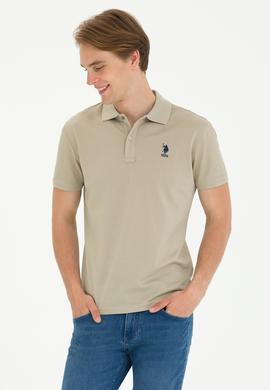 Erkek Haki Polo Yaka Tişört - 50269835025