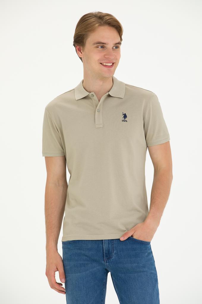 Erkek Haki Polo Yaka Tişört