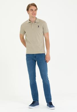 Erkek Haki Polo Yaka Tişört - 50269835025