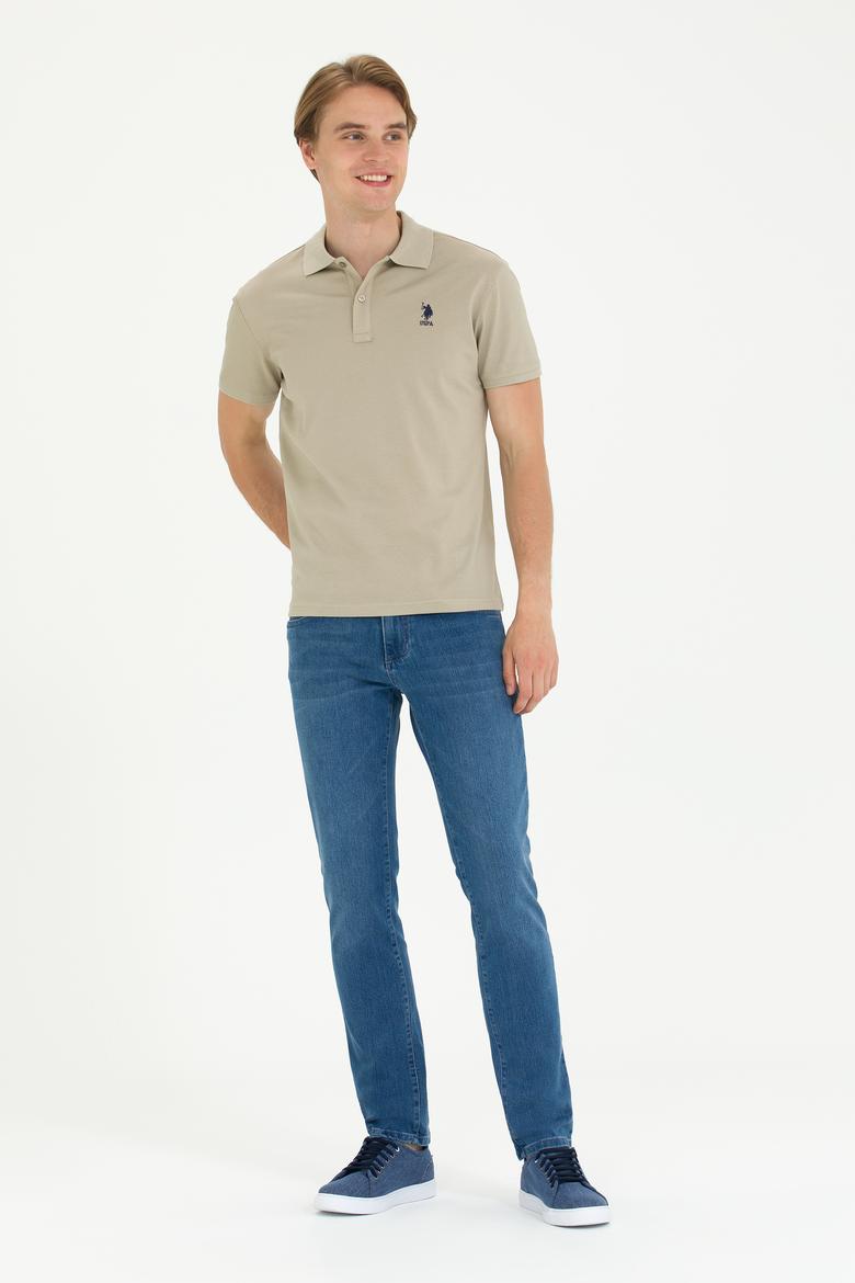 Erkek Haki Polo Yaka Tişört - 50269835025