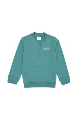 Çocuk Mint Bisiklet Yaka Sweatshirt - 50274242023