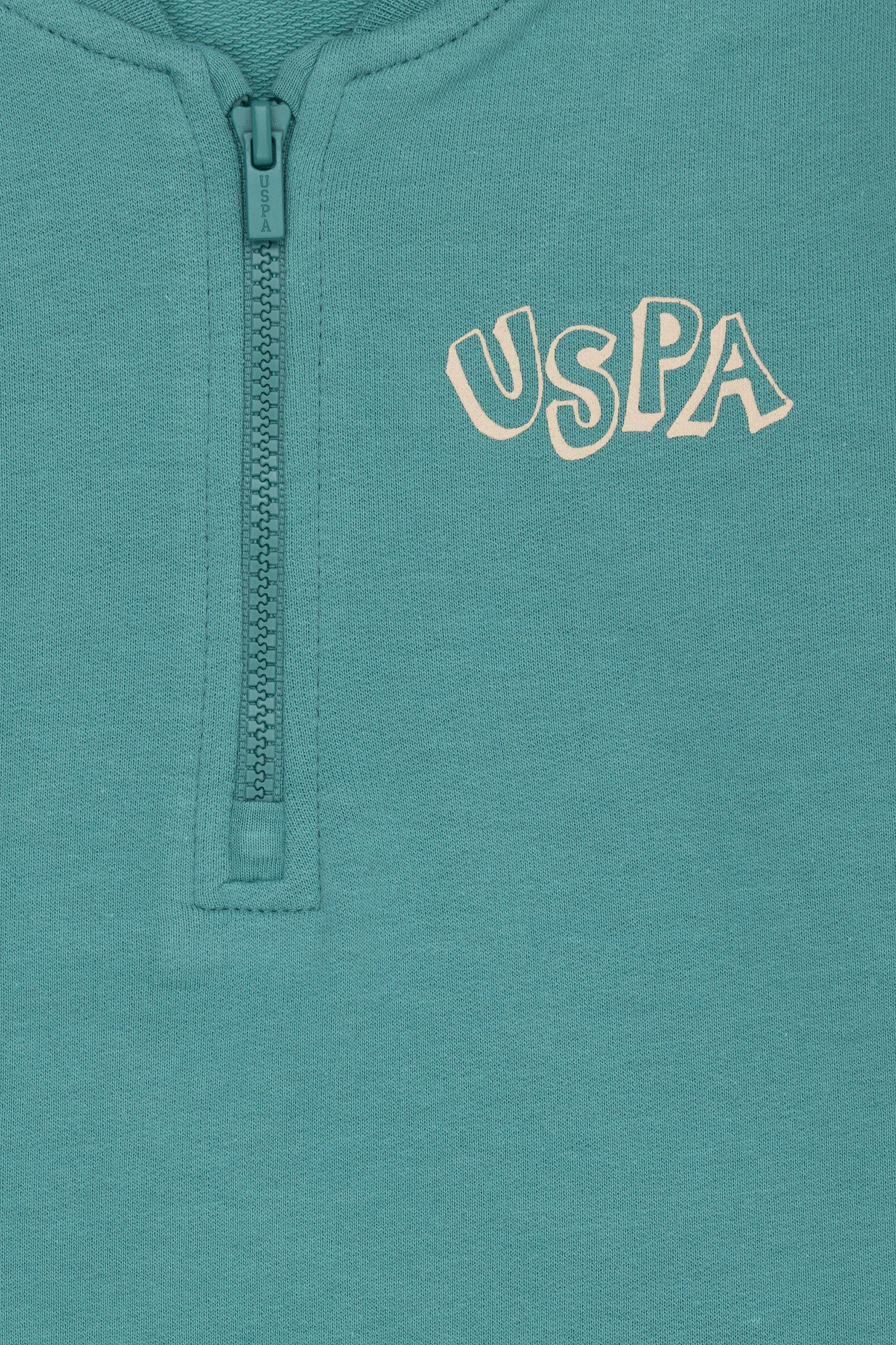 Çocuk Mint Bisiklet Yaka Sweatshirt - Image 3