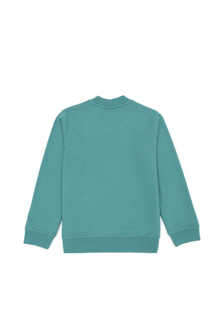 Çocuk Mint Bisiklet Yaka Sweatshirt - 50274242023