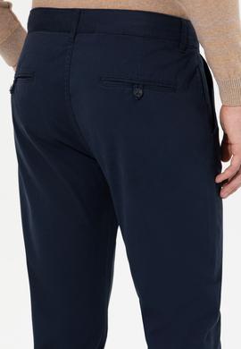 Erkek Slim Fit Lacivert Kanvas Pantolon - 50254171008