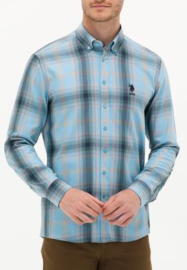 Erkek Mavi Uzun Kollu Gömlek - 50252886014