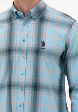 Erkek Mavi Uzun Kollu Gömlek - 50252886014