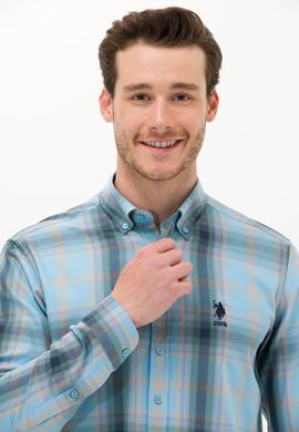 Erkek Mavi Uzun Kollu Gömlek - 50252886014