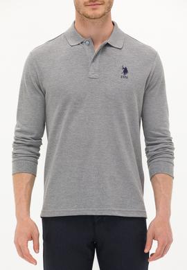 Erkek Gri Melanj Basic Sweatshirt - 50253133067