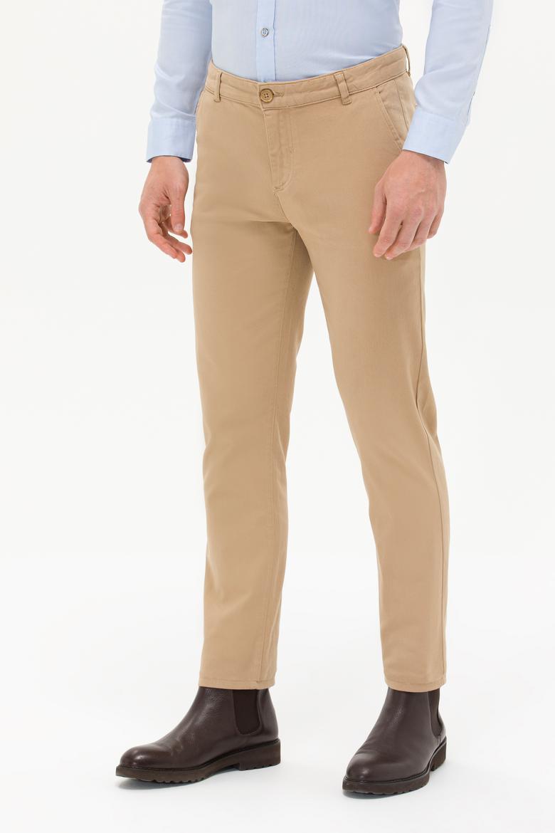 Erkek Camel Kanvas Pantolon - 50256578003