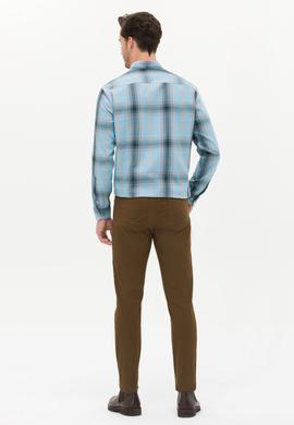 Erkek Slim Fit Coconut Kanvas Pantolon - 50256593039