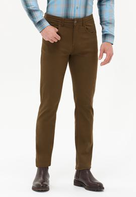 Erkek Slim Fit Coconut Kanvas Pantolon - 50256593039