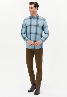 Erkek Slim Fit Coconut Kanvas Pantolon - 50256593039