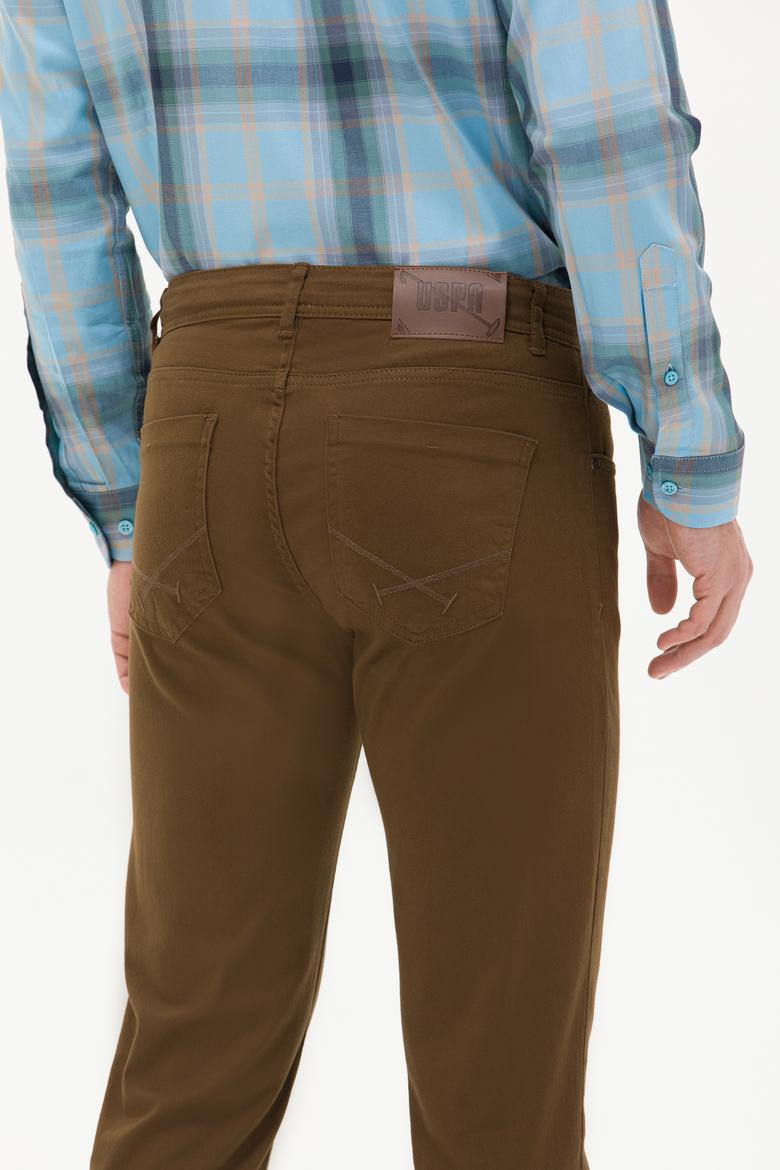 Erkek Slim Fit Coconut Kanvas Pantolon - 50256593039